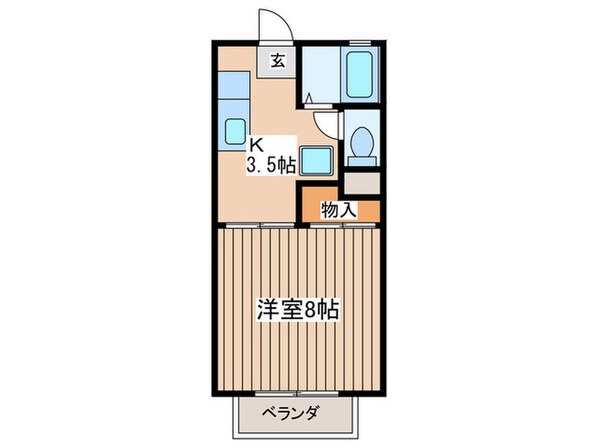 パール・サンシティの物件間取画像